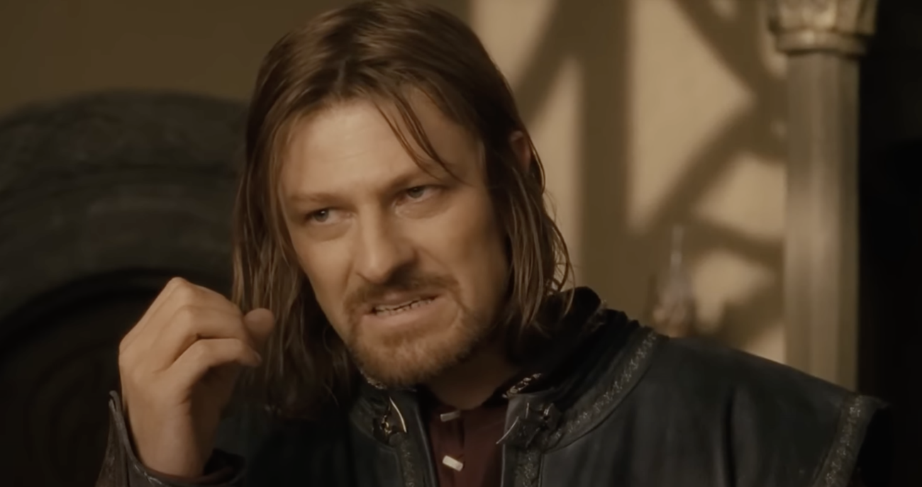 Sean Bean saying one does not simply walk into mordor